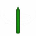 Sviečka rovná 170 mm tmavozelená [20 ks]