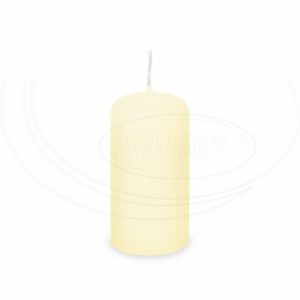 Sviečka valcová Ø 50 x 100 mm béžová [4 ks]