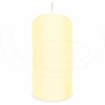 Sviečka valcová Ø 80 x 200 mm béžová [1 ks]