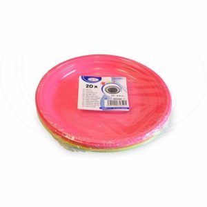 Tanier farebný mix (PS) Ø 22 cm [20 ks]