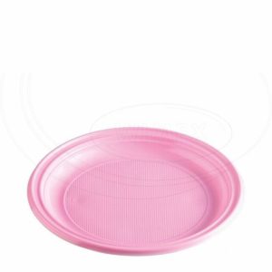 Tanier ružový (PS) Ø 22 cm [10 ks]