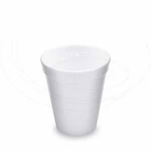 Termo-pohár biely z penového PS 0