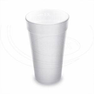 Termo-pohár biely z penového PS 0