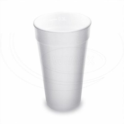 Termo-pohár biely z penového PS 0