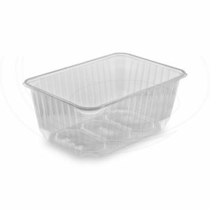 Vanička hranatá priehľadná 1200 ml (PP) [50 ks]