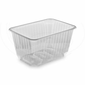 Vanička hranatá priehľadná 1500 ml (PP) [50 ks]