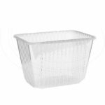 Vanička hranatá priehľadná 2000 ml (PP) [50 ks]