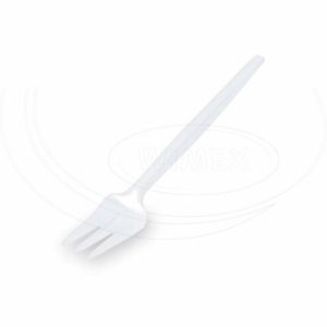 Vidlička na múčnik biela 14 cm [100 ks]