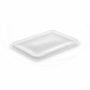 Viečko priehľadné pre vaničky hranaté (PP) [50 ks]