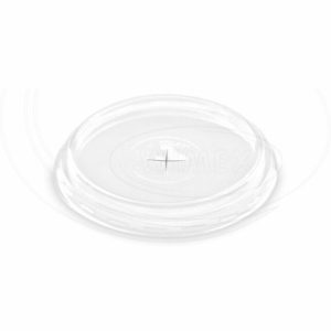 Viečko s krížovým otvorom pre poháriky Ø 84 mm [100 ks]