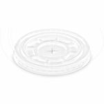 Viečko s krížovým otvorom pre poháriky PET Ø 95 mm [50 ks]