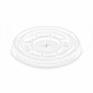 Viečko s krížovým otvorom pre poháriky PET Ø 95 mm [50 ks]