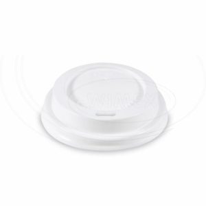 Viečko vypuklé biele pre papierové poháriky Ø 62 mm [50 ks]